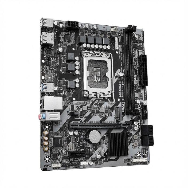 Pllakë Amë Intel Gigabyte GA‑H810M K Motherboard (H810 / LGA1851 / mATX / DDR5 / HDMI / DisplayPort / (D))