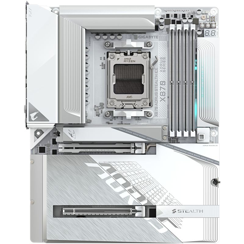 Pllakë Amë Gigabyte / GA-X870 A / STEALTH ICE / AM5 / D - Figura 5