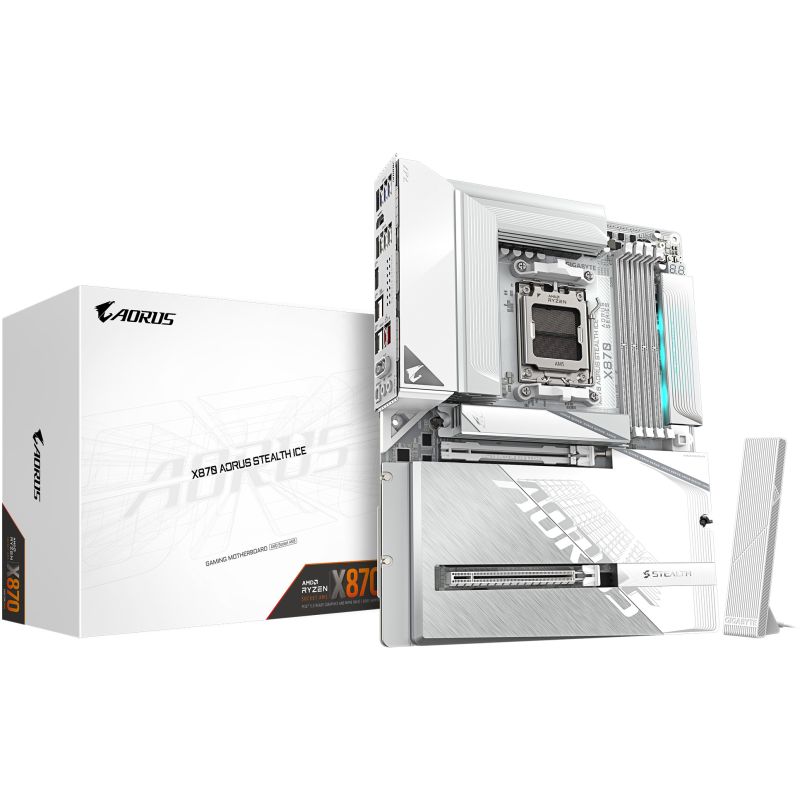 Pllakë Amë Gigabyte / GA-X870 A / STEALTH ICE / AM5 / D