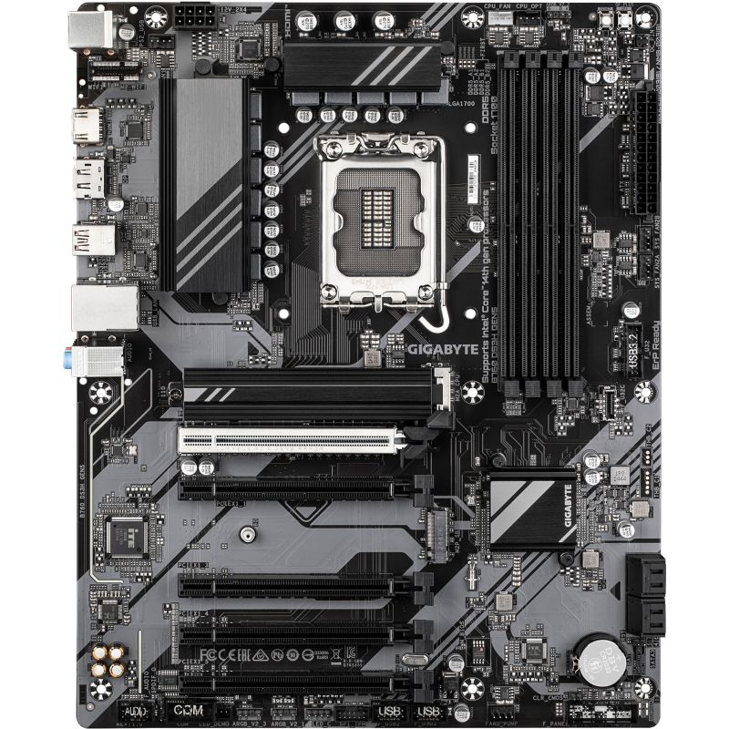 Pllakë Amë Intel Gigabyte GA‑B760 DS3H GEN5 Motherboard (B760 / LGA1700 / ATX / DDR5 / PCIe Gen5 / HDMI / DisplayPort / (D)) - Figura 2