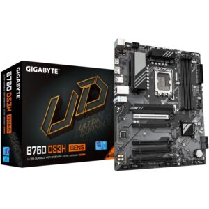Pllakë Amë Intel Gigabyte GA‑B760 DS3H GEN5 Motherboard (B760 / LGA1700 / ATX / DDR5 / PCIe Gen5 / HDMI / DisplayPort / (D))