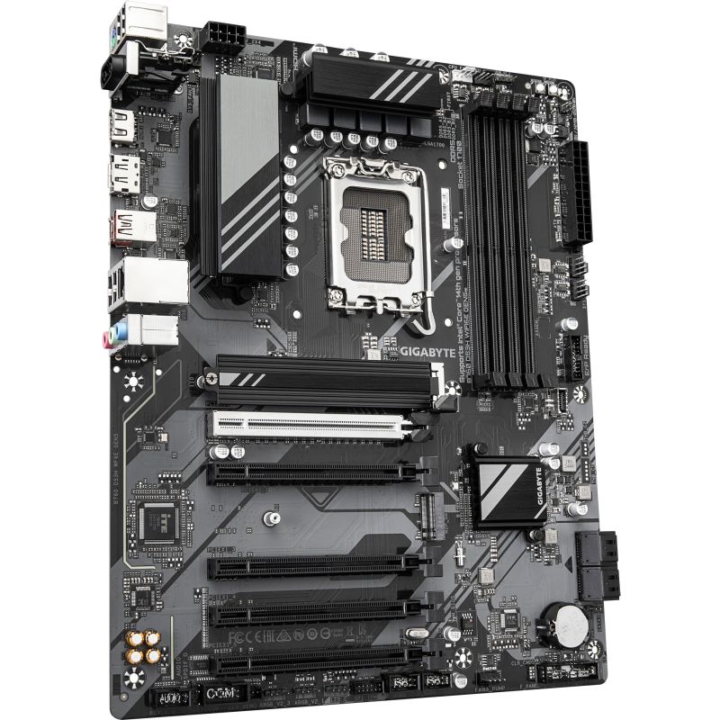 Pllakë Amë Intel Gigabyte B760 DS3H WiFi6E GEN5 Motherboard (B760 / LGA1700 / ATX / DDR5 / WiFi6E / PCIe Gen5 / HDMI / DisplayPort) - Figura 3