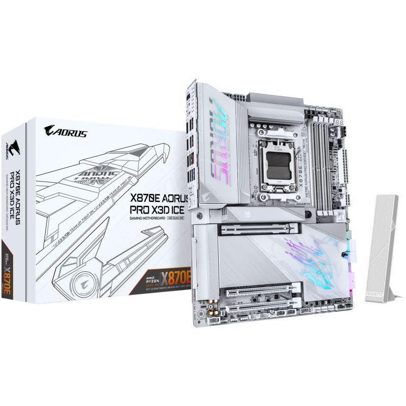 Pllakë Amë Gigabyte / X870E / AORUS PRO X ICE / AM5 / ATX / DDR5