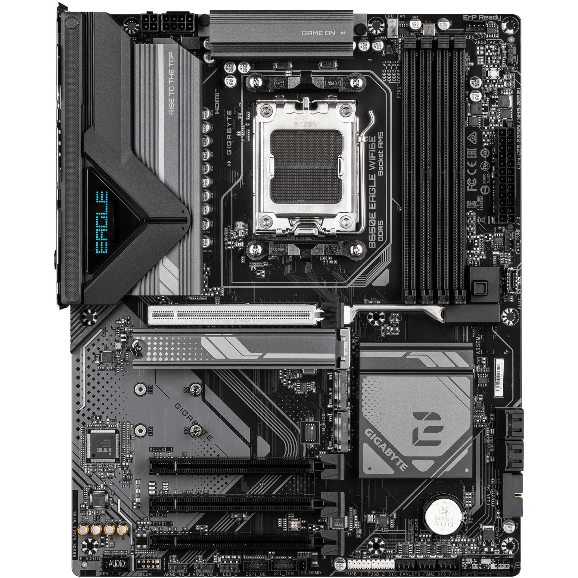 Pllakë Amë MB AMD GIGABYTE B650E EAGLE WF6E / AMD Socket AM5 / DDR5 / ATX - Figura 2