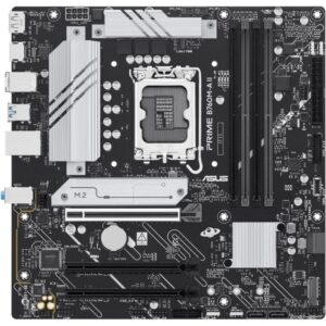 Pllakë Amë Intel ASUS PRIME B760M‑A II‑CSM Motherboard (B760 / LGA1700 / mATX / DDR5 / HDMI / DisplayPort / (D))