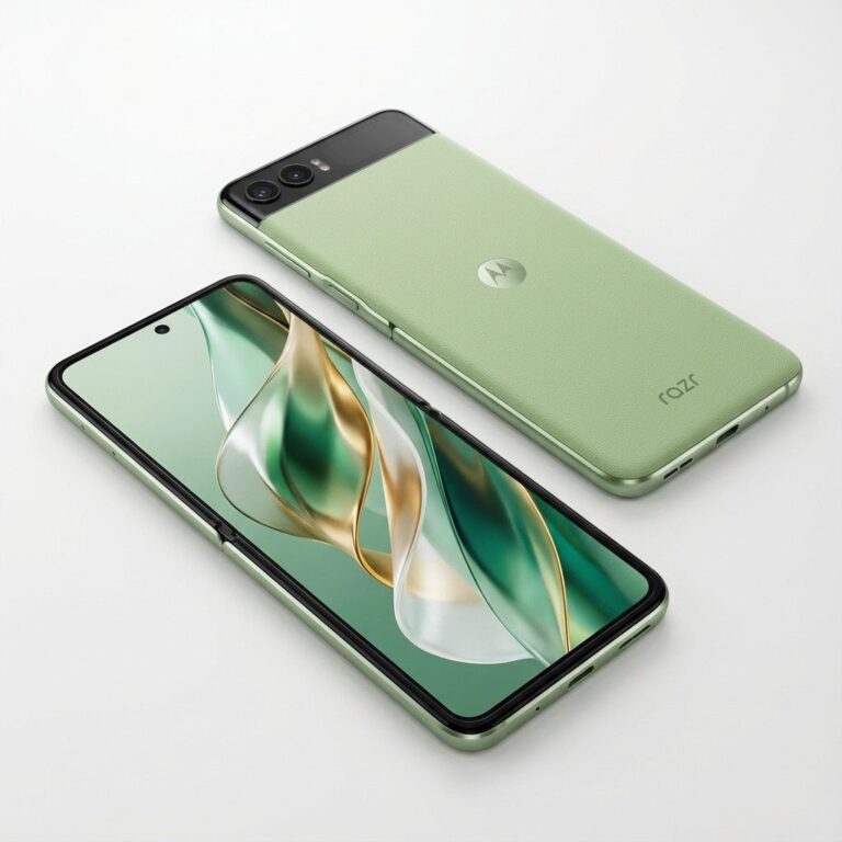 Telefon Android Motorola Razr 60 5G / 8GB / 256GB – Gjelbër