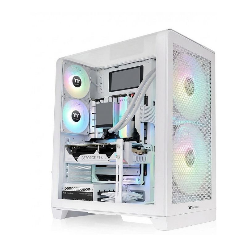 Kasë Midi Thermaltake View 390 TG – Bardhë