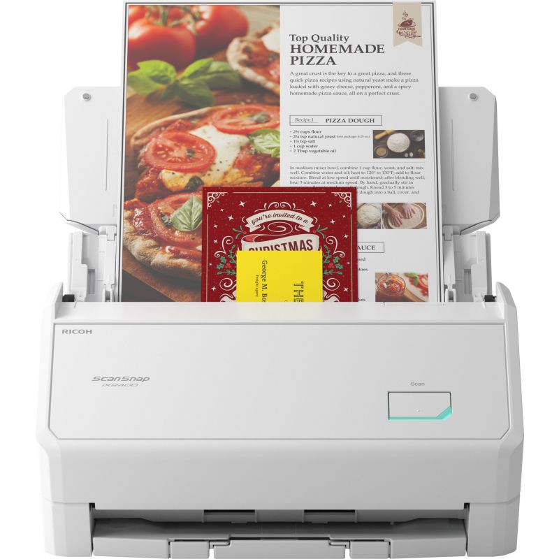 Skaner Ricoh ScanSnap iX2400 Document / 45ppm / 90ipm / A4 Duplex / ADF/ USB 3.2 - Bardhë - Figura 2