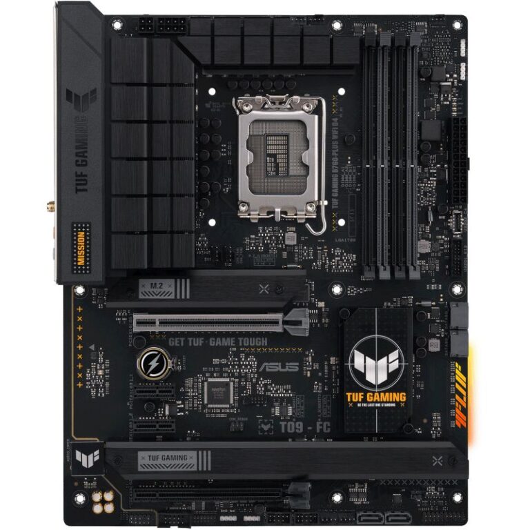 Pllakë Amë Intel ASUS TUF GAMING B760‑PLUS WIFI D4 Motherboard (B760 / LGA1700 / ATX / DDR4 / WiFi