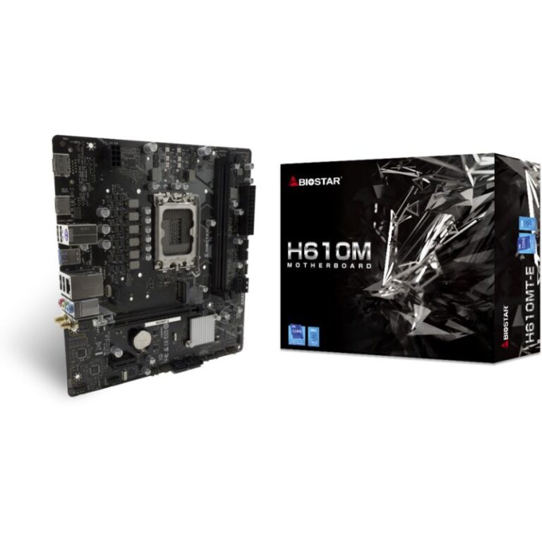 Pllakë Amë Intel Motherboard H610MT‑E (H610 / LGA1700 / mATX / DDR4)