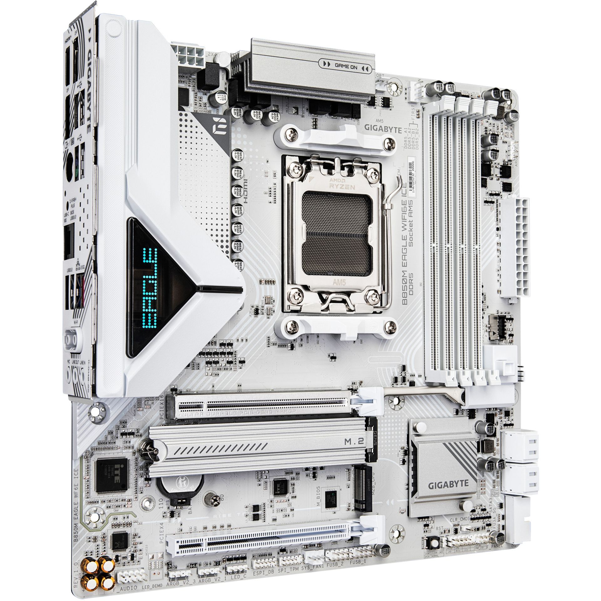 Pllakë Amë MB AMD Gigabyte B850M Eagle WiFi6E ICE / AMD Socket AM5 / DDR5 / mATX - Figura 3