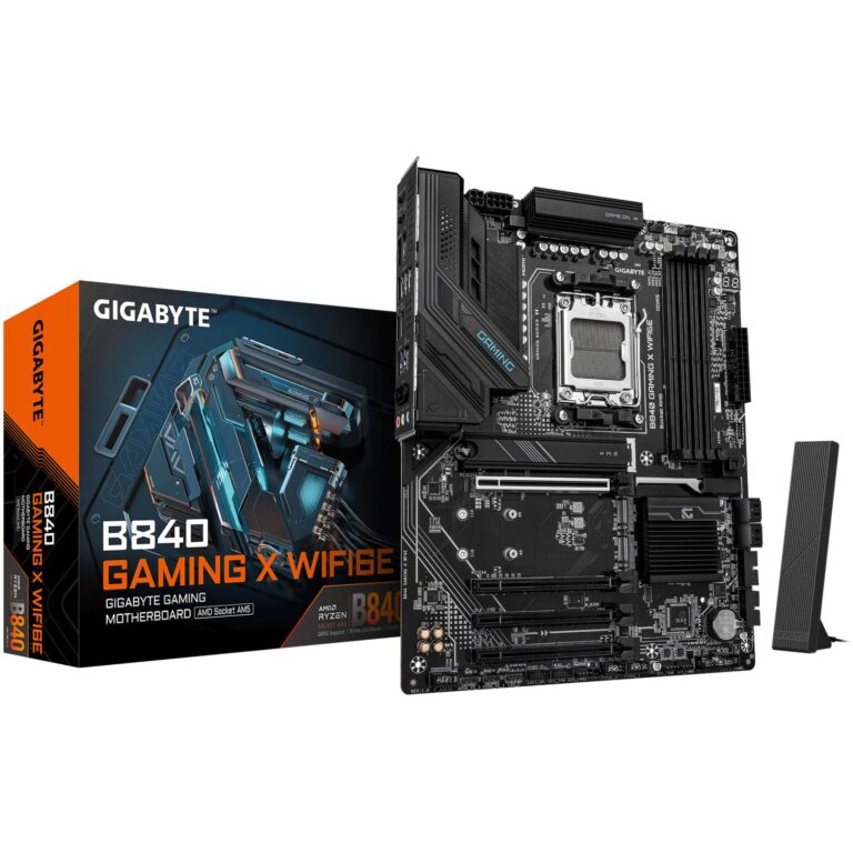 Pllakë Amë MB AMD Gigabyte GA-B840 Gaming X WF6E / AMD Socket AM5 / DDR5 / ATX