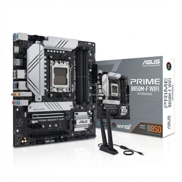 Pllakë Amë MB AMD ASUS PRIME B850M-F WIFI / AMD Socket AM5 / DDR5 / mATX