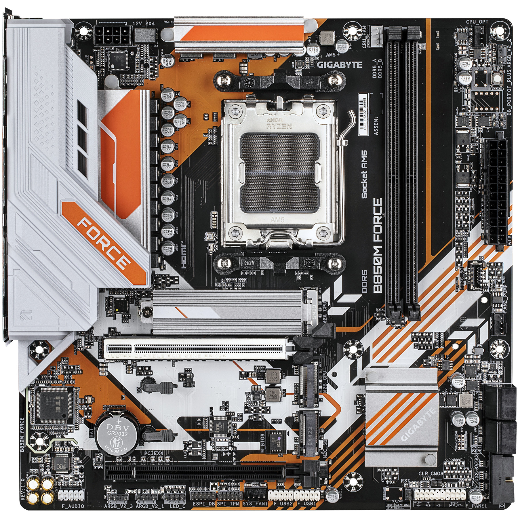 Pllakë Amë Gigabyte B850M FORCE Motherboard / Socket AM5 - Figura 2