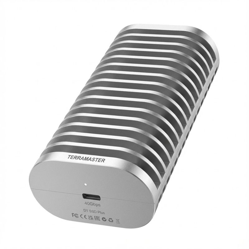 Aksesorë për SSD TerraMaster D1 SSD Plus Enclosure / 1-Bay / M.2 SSD / USB4 40Gbps