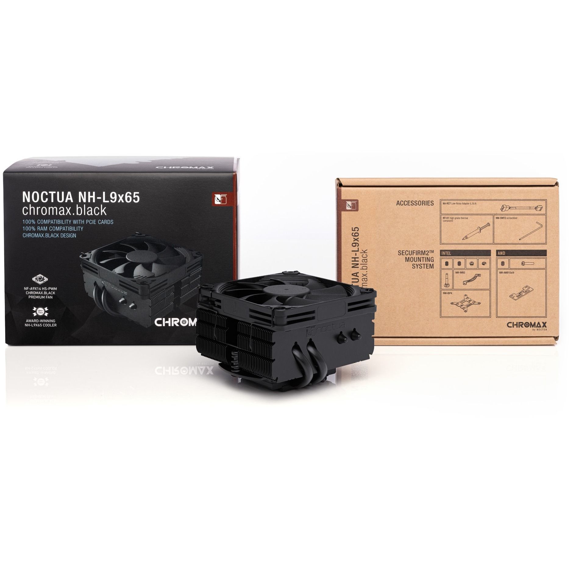 Ftohës për Procesor Air Cooler Noctua NH‑L9x65 - Zezë - Figura 4