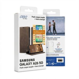 Aksesorë për telefon Samsung Galaxy A26 / Compatible Accessories / EU Version - Kafe