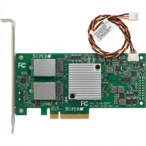 Karta të Rrjetit 2-port NVMe HBA / PCIe 4.0 x16 / AOC-SLG4-2E4T-O / USED