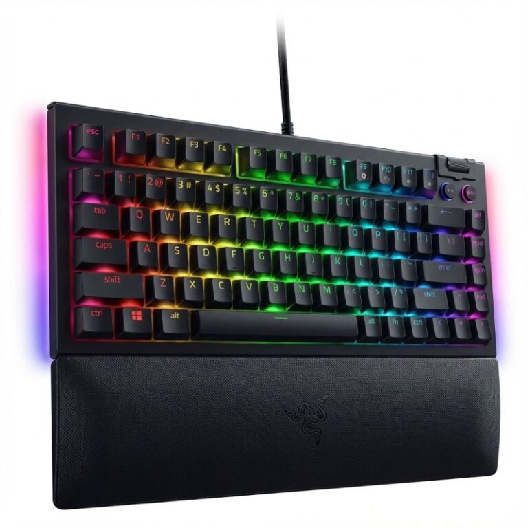 Tastierë Gaming Razer BlackWidow V4 Pro / 75% Form Factor / International US Layout ISO - Zezë
