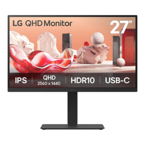 Monitor LG 27BA75QB-B / 27"/ Wide Quad HD IPS / LED / 100Hz / 5ms / USB + HDMI + DisplayPort + HDCP - Zezë