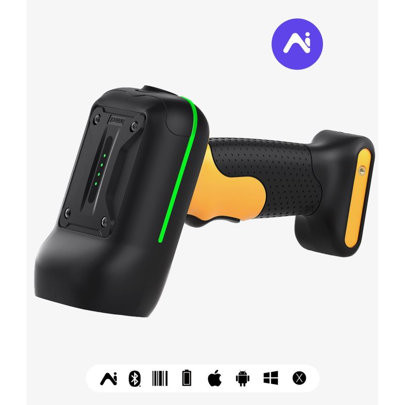 Skaner Inateck BCST-61 Barcode - Zezë/Verdhë