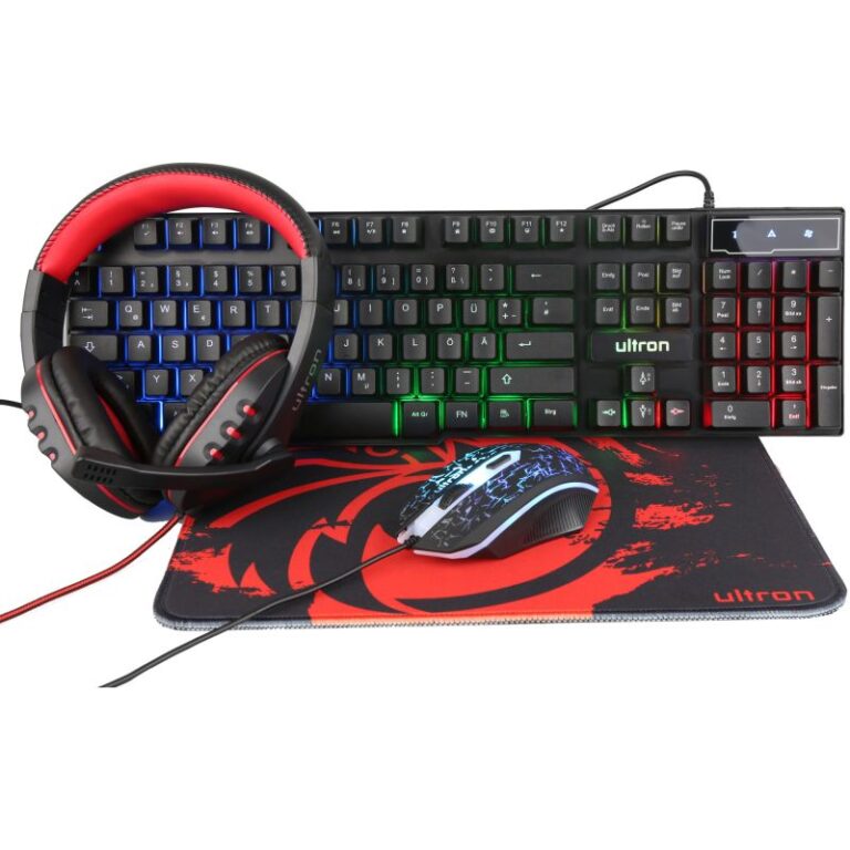 Bundle Ultron HAWK Gaming Set Wired 4‑in‑1- Zezë