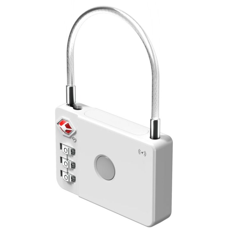 GPS dhe Tags ultron MiLock Luggage Lock with Apple certified Tag / 1 Piece - Bardhë