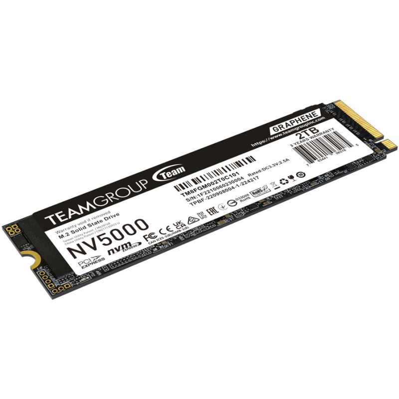 SSD e Brendshme Teamgroup / NV5000 / 2TB / M.2 / TM8FGM002T0C101 / PCIe 4.0 x4 / NVMe - Figura 2