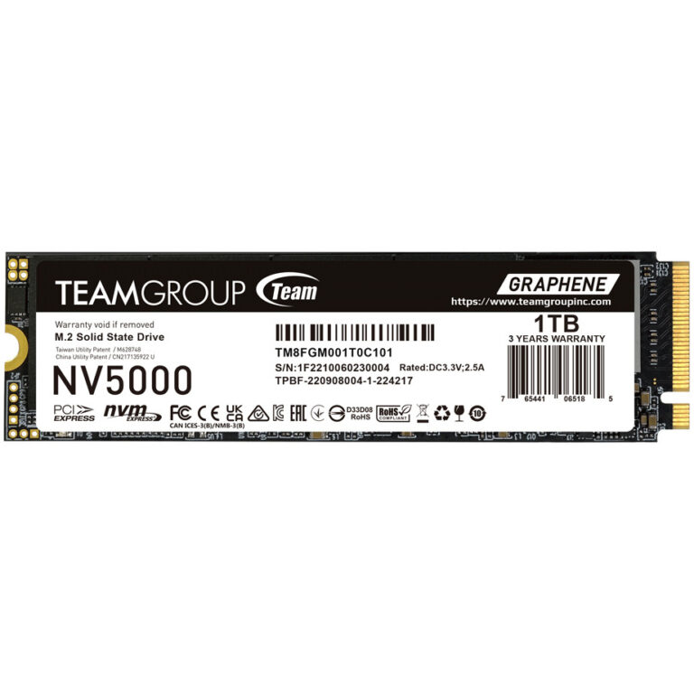 SSD të Brendshme Teamgroup NV5000 / M.2 PCIe 4.0 x4 / 1TB