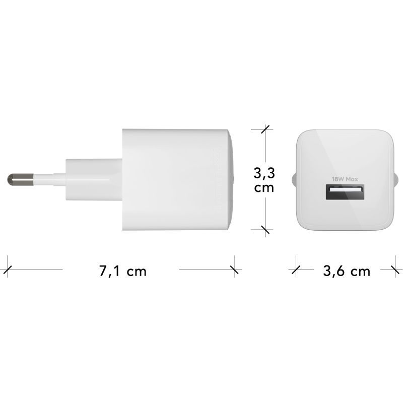 Adapter dbramante Wall Charger – USB-A 18W EU - Figura 2