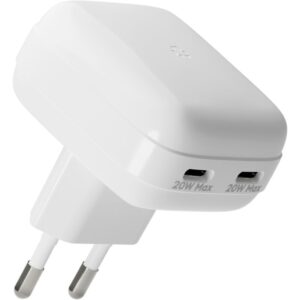 Aksesorë për telefon dbramante RE‑CHARGE EU Flat Wall Charge / Power Adapter - Bardhë