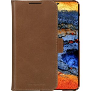 Aksesorë për telefon dbramante LYNGE Samsung Galaxy S25+ / Protective Cover / Wallet Case - Kafe