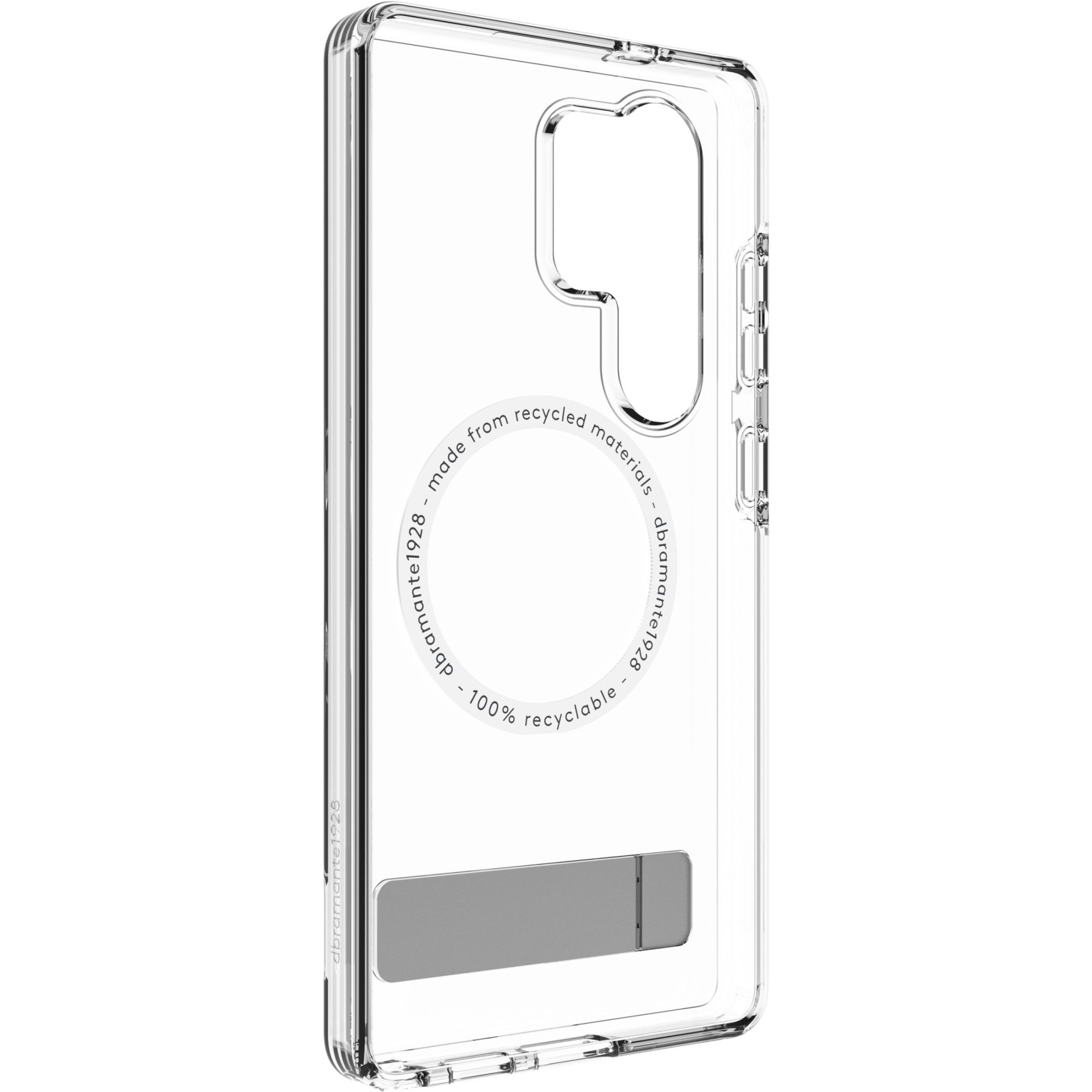 Aksesorë për telefon dbramante Iceland Pro QI2 me Kickstand për Galaxy S25 Ultra – Transparente - Figura 3