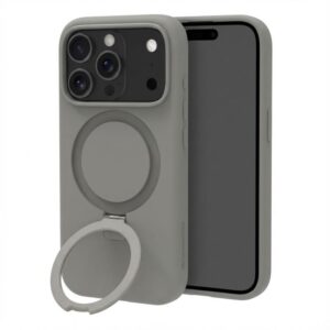 Aksesorë për telefon dbramante ROSKILDE MagSafe Kick Icon / Apple iPhone 17 Air / Protective Cover / Stand Case - Gri