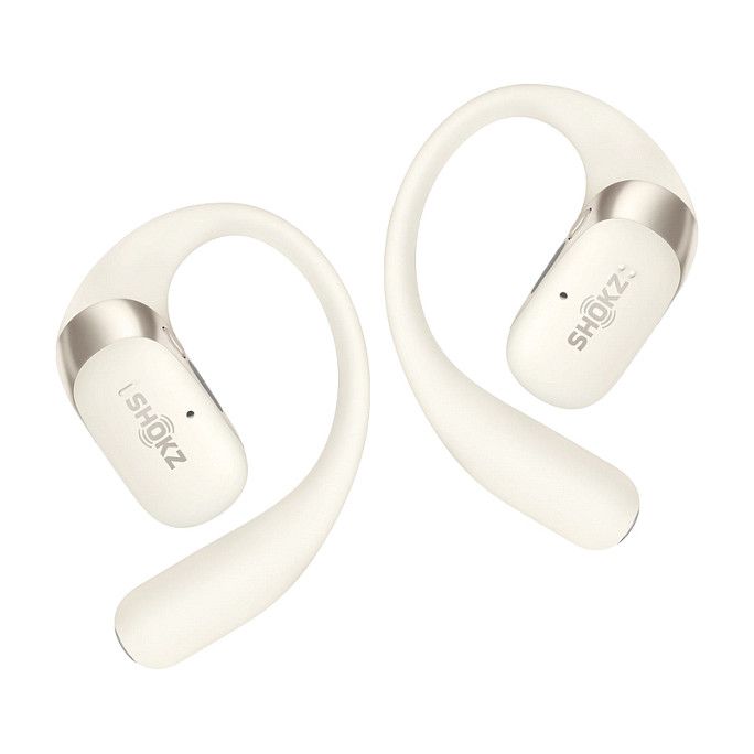 Kufje pa Kabllo Shokz OpenFit 2 Bone Conduction – Bezhë