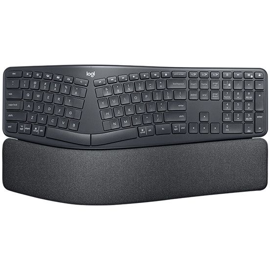 Tastierë pa kabllo Ergonomike Logitech ERGO K860 / Pan‑Nordic Layout - Grafit
