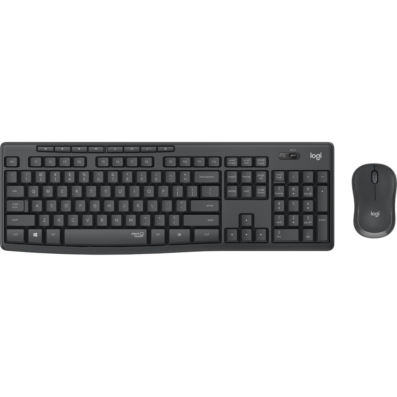 Combo (Tastierë & Maus) Wireless Logitech MK295 Silent Combo / Nordic Layout – Zezë