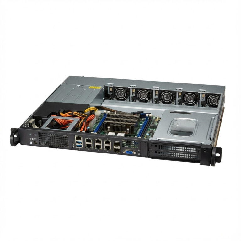 Barebone Server Supermicro SuperServer 1U Intel Xeon D-2712T (4C/8T) 1.9 GHz SYS-110D-4C-FRDN8TP