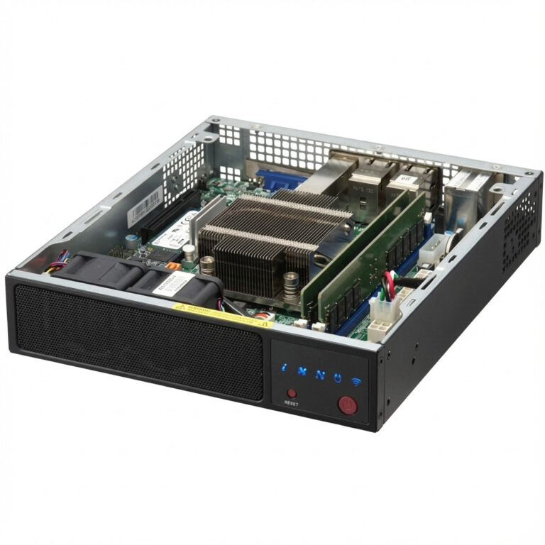 Barebone Server Supermicro IoT SuperServer Intel Atom C5315 (4C/4T) 2.4 GHz SYS-E200-12A-4C