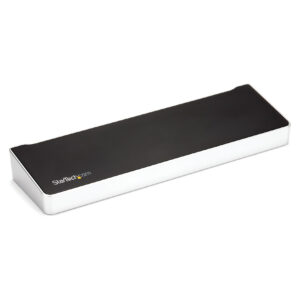 Docking Station StarTech Triple 4K Dock / 100W PD / 4xUSB-A / 2xUSB-C / 1xHDMI / 2xDisplayPort - Zezë / Argjend