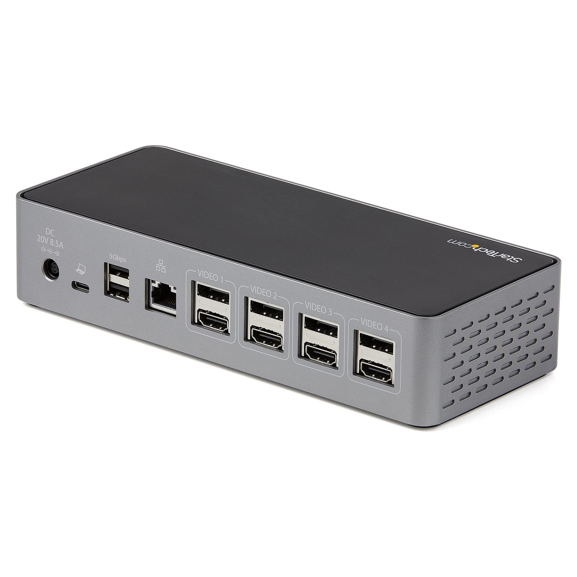 Docking Station StarTech Quad Monitor Dock / 4K60 / 3x USB‑A / 1xUSB-C / 4xHDMI / 4xDispayPort – Zezë - Figura 2