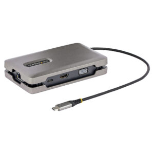 Docking Station StarTech Multiport Adapter / HDMI / VGA / DisplayPort / USB‑A + USB‑C – Gri