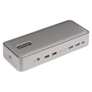 Docking Station KVM StarTech / 2xUSB-A / 3xUSB-C / 2xDisplayPort - Argjend