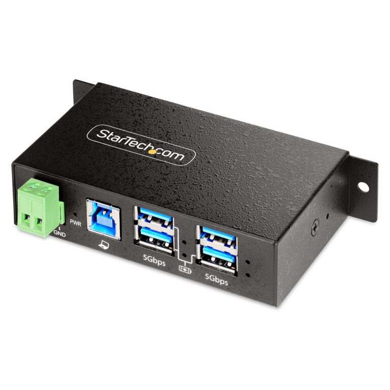 Hub StarTech 5G4AINDRM 4 Port Managed Industrial USB-A HUB