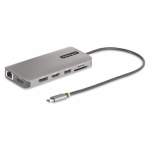 Docking Station StarTech USB‑C Multiport Adapter / 1xUSB-A / 1xUSB-C / 1xHDMI / 2xDisplayPort – Gri