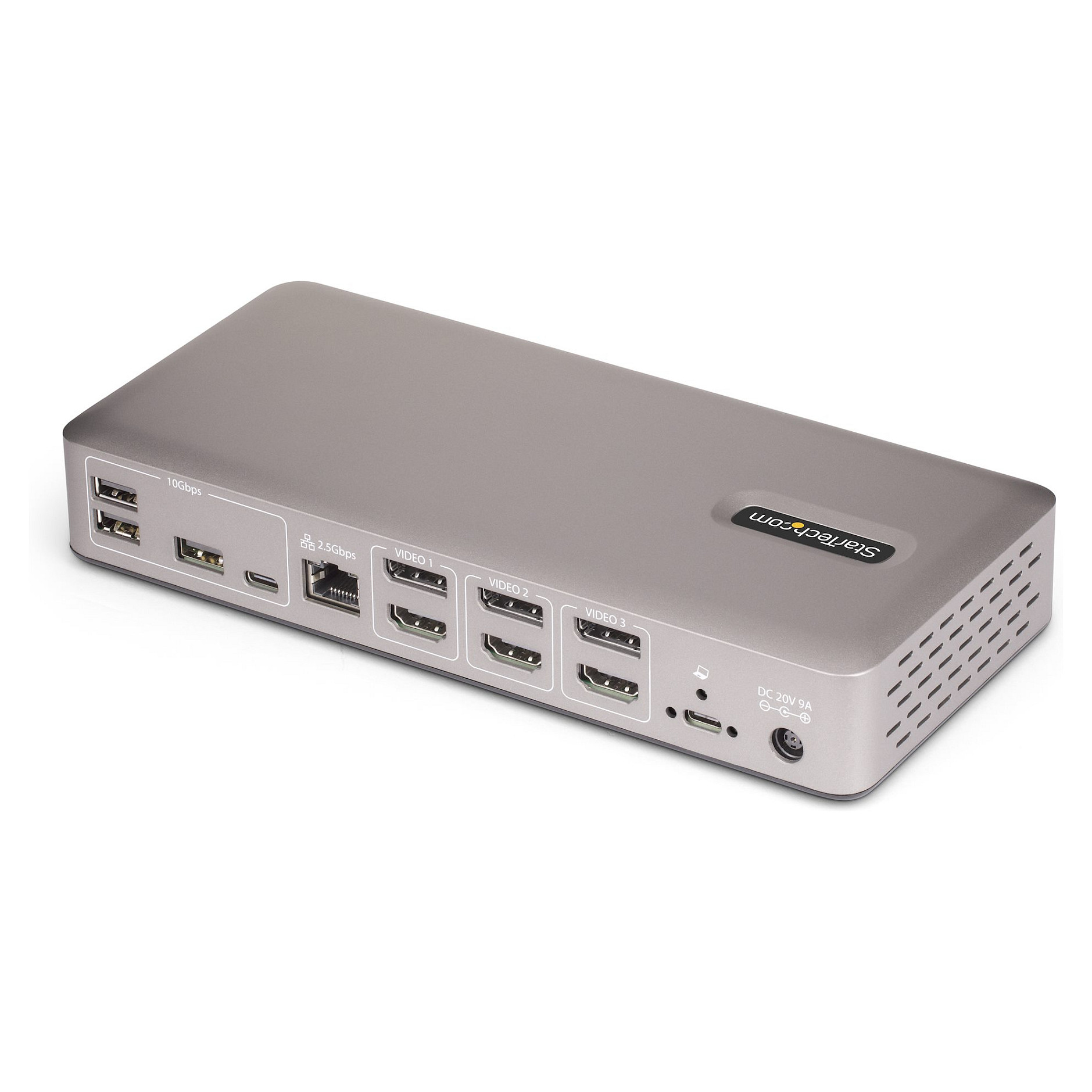 Docking Station USB4 StarTech Triple Monitor / 100W PD – Gri - Figura 2