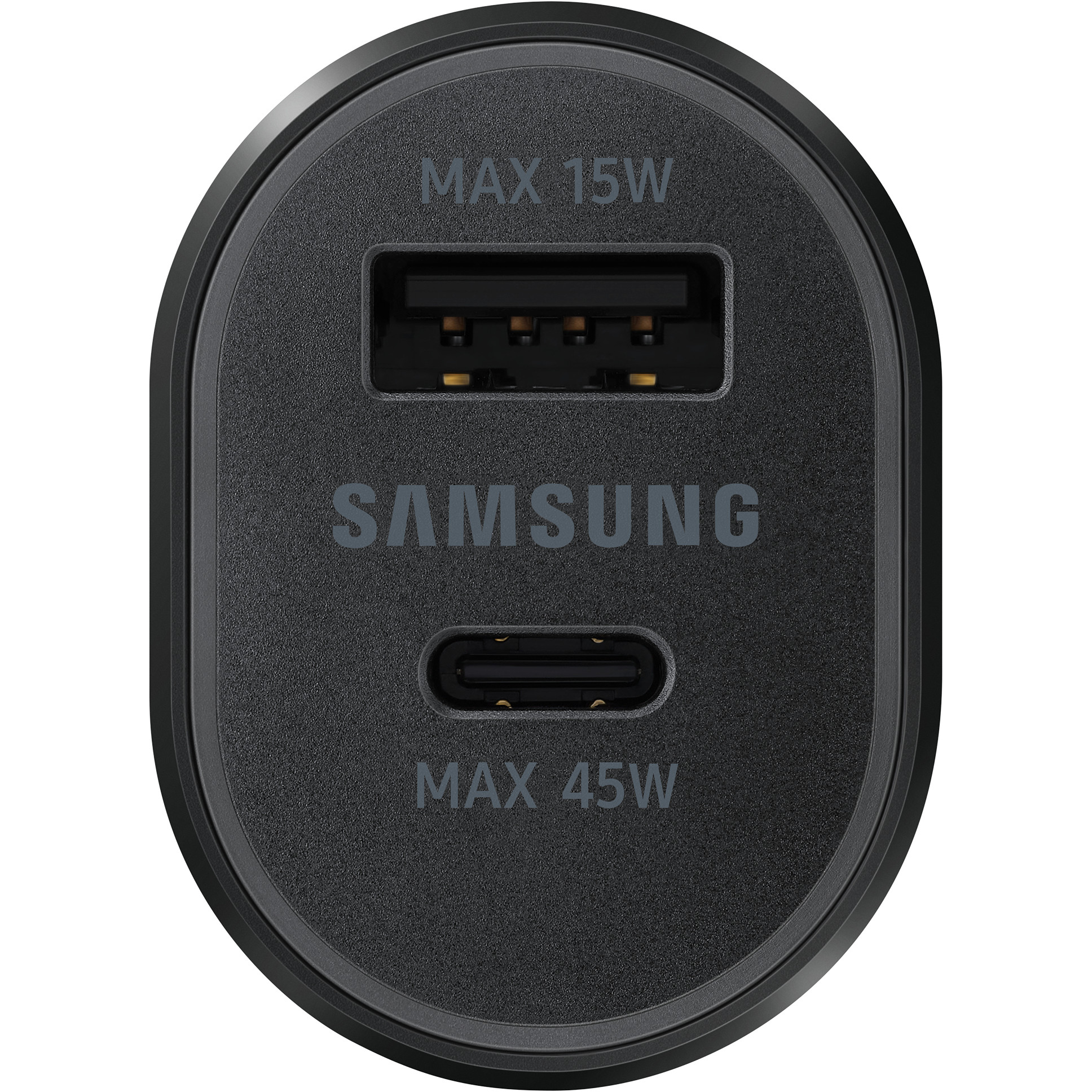 Adapter telefoni për veturë Samsung / USB‑C 45W / USB 15W – Zezë - Figura 4