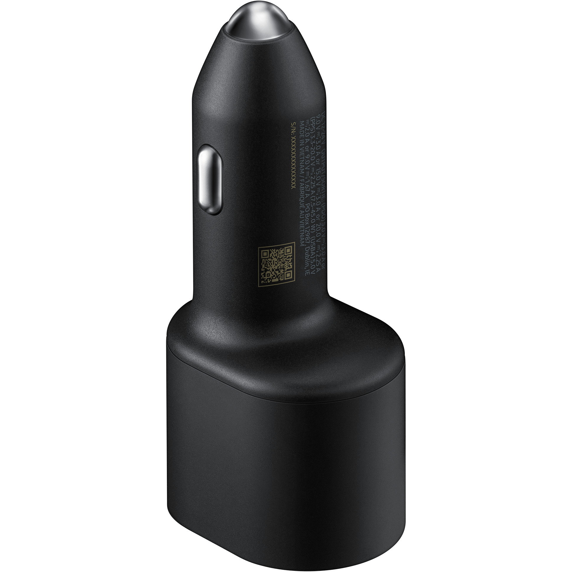 Adapter telefoni për veturë Samsung / USB‑C 45W / USB 15W – Zezë - Figura 5