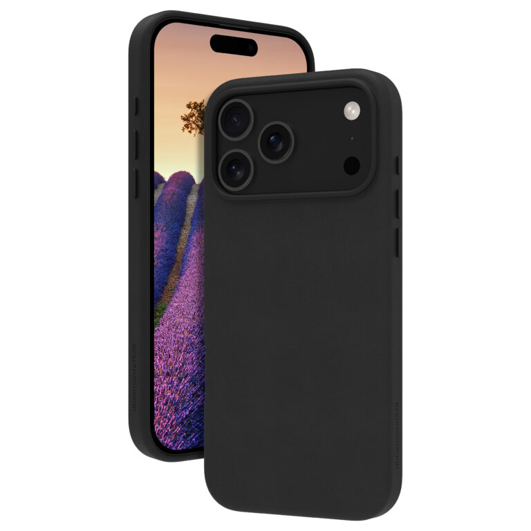 Aksesorë për telefon dbramante1928 Roskilde Leather Back Cover Case / for Apple iPhone 17 Pro Max / MagSafe Compatible – Zezë