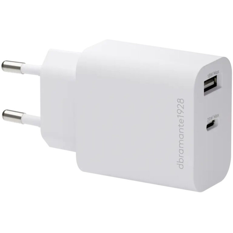 Adapter dbramante1928 25W / 2 Porta (USB‑C 24 pin + USB) – Bardhë